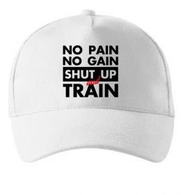 Кепка No pain no gain shut up and train