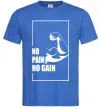 Чоловіча футболка Stay strong no pain no gain Яскраво-синій фото