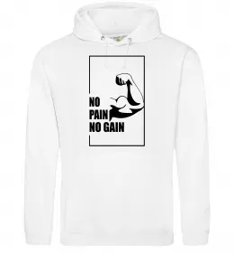 Чоловіча толстовка (худі) Deadlift unicorn Сірий меланж фото