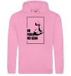 Жіноча толстовка (худі) Stay strong no pain no gain Рожевий Жіноча толстовка (худі) Stay strong no pain no gain Рожевий фото