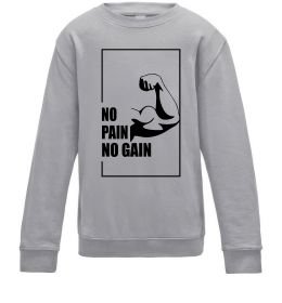 Детский Свитшот Stay strong no pain no gain