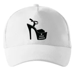 Кепка Pole dance shoes Белый фото