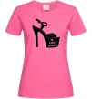 Женская футболка Pole dance shoes Ярко-розовый фото