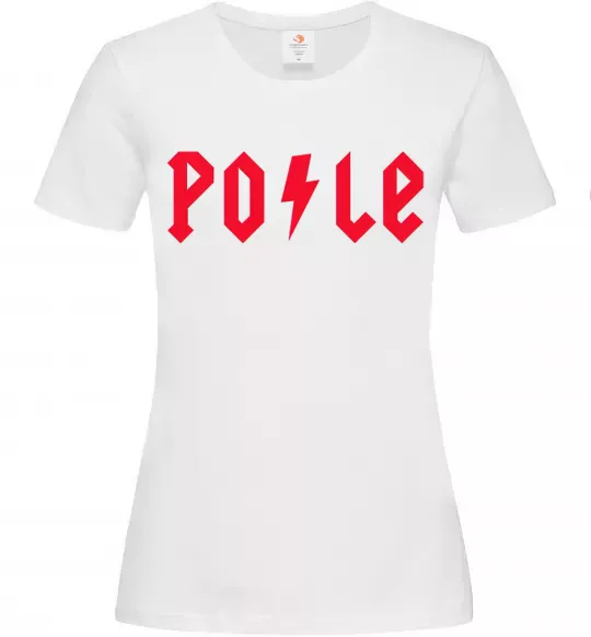 Жіноча футболка Po-le Білий фото