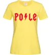 Жіноча футболка Po-le Лимонний фото