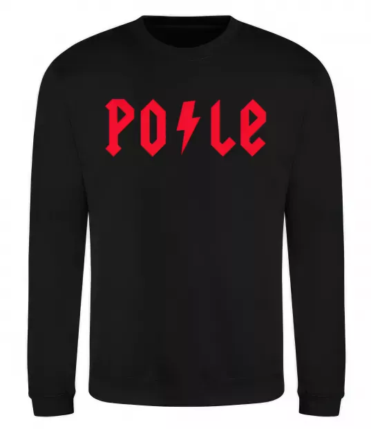 Світшот Po-le Чорний фото