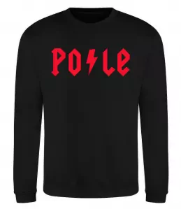 Світшот Po-le Чорний фото