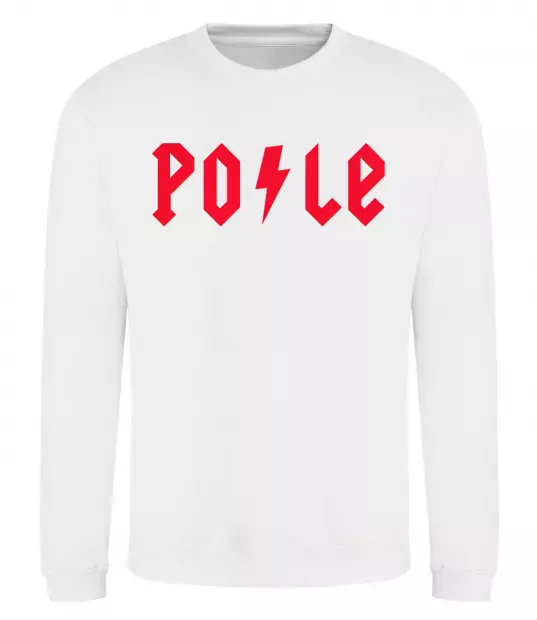 Світшот Po-le Білий фото