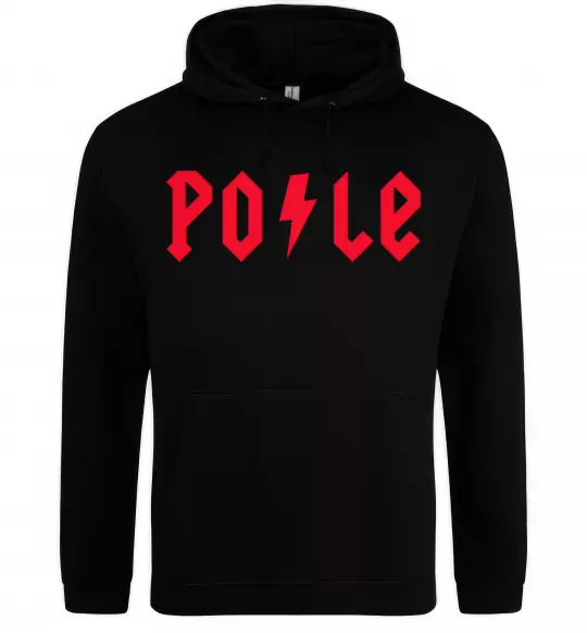 Женская толстовка (худи) Po-le Черный фото