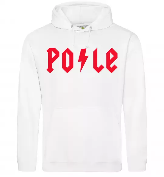 Женская толстовка (худи) Po-le Белый фото