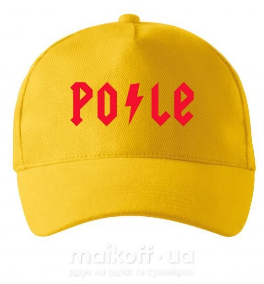 Кепка Po-le Сонячно жовтий фото