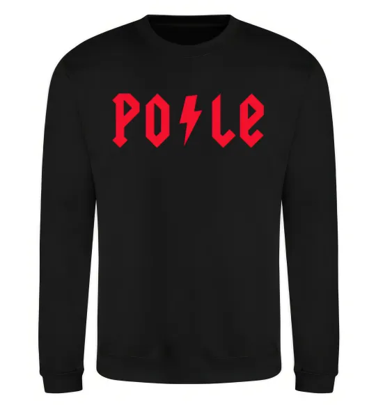 Свитшот Po-le Черный фото