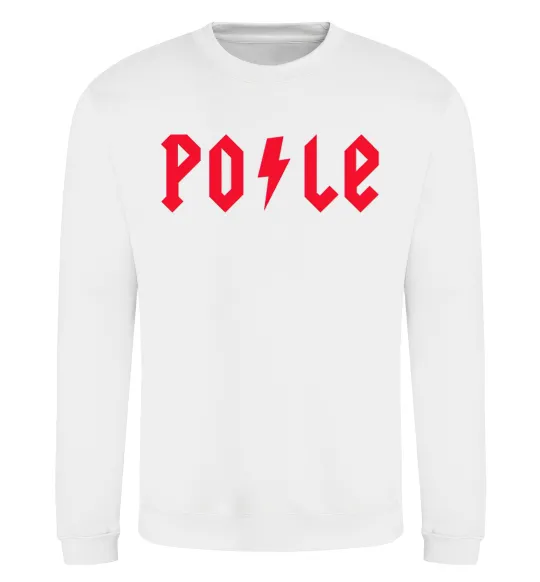 Свитшот Po-le Белый фото
