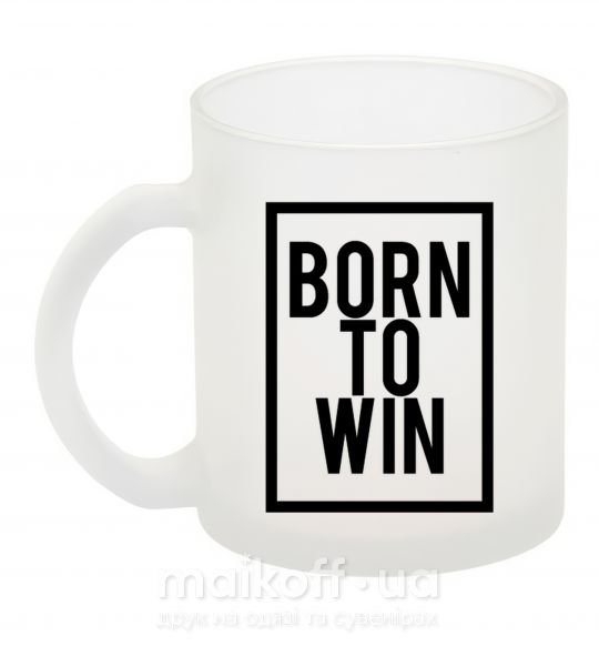 Чашка стеклянная Born to win Фроузен фото