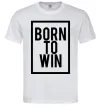 Чоловіча футболка Born to win Білий Чоловіча футболка Born to win Білий фото
