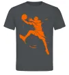 Чоловіча футболка Basketball jump Графіт фото