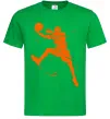 Чоловіча футболка Basketball jump Зелений фото