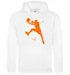 Мужская толстовка (худи) Basketball jump Белый Мужская толстовка (худи) Basketball jump Белый фото