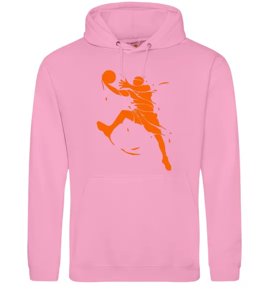 Женская толстовка (худи) Basketball jump Розовый фото