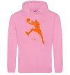 Женская толстовка (худи) Basketball jump Розовый Женская толстовка (худи) Basketball jump Розовый фото