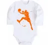 Детский боди Basketball jump Белый фото