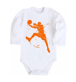 Детский боди Basketball jump Белый фото