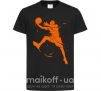 Детская футболка Basketball jump Черный фото