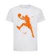 Дитяча футболка Basketball jump Білий фото