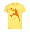 Дитяча футболка Basketball jump Лимонний фото
