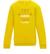 Дитячий світшот Try harder than yesterday Сонячно жовтий фото