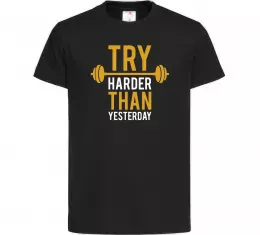 Детская футболка Штурмовик з пресом Черный фото