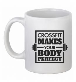 Чашка керамическая Crossfit makes your body perfect