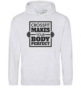 Жіноча толстовка (худі) Crossfit makes your body perfect