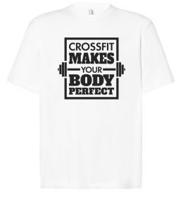 Футболка Оверсайз Crossfit makes your body perfect