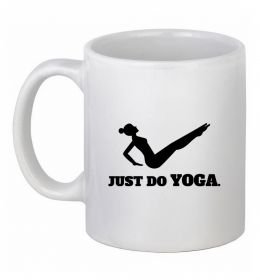 Чашка керамічна Just do yoga Чашка керамічна Just do yoga