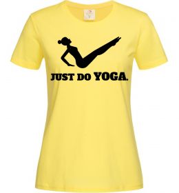 Жіноча футболка Just do yoga