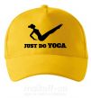 Кепка Just do yoga Солнечно желтый фото