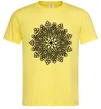 Мужская футболка Візерунок хінді Лимонный фото