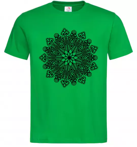 Мужская футболка Візерунок хінді Зеленый фото