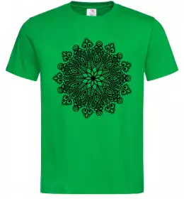 Мужская футболка Візерунок хінді Зеленый фото