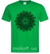 Мужская футболка Узор хинди Зеленый фото