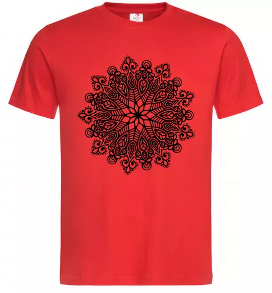 Мужская футболка Візерунок хінді Красный фото