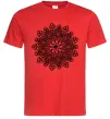Мужская футболка Візерунок хінді Красный фото