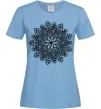 Жіноча футболка Візерунок хінді Блакитний фото