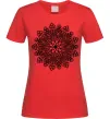 Жіноча футболка Візерунок хінді Червоний фото