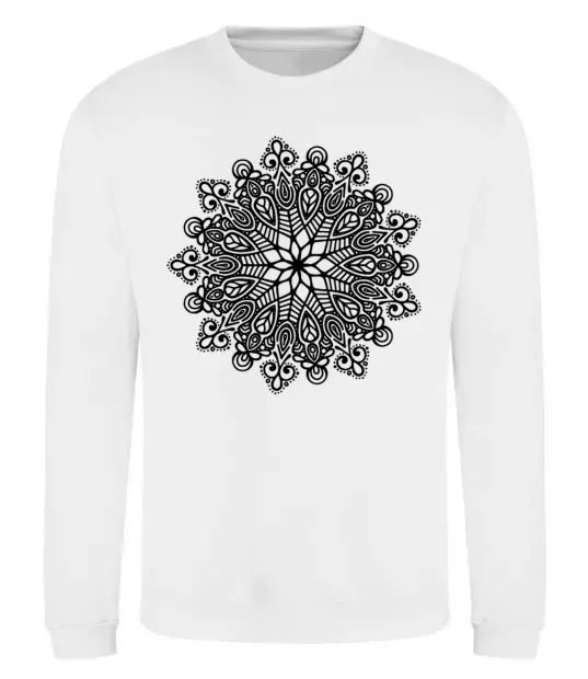 Світшот Візерунок хінді Білий фото