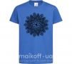 Детская футболка Узор хинди Ярко-синий фото