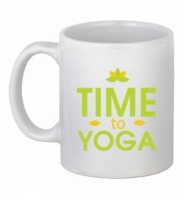 Чашка керамическая Time to yoga