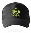 Кепка Time to yoga Черный фото