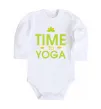 Детский боди Time to yoga Белый фото